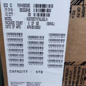 Brand New HDD,HUS7264T4TALE6L4,WD 4T 3.5",4TB.