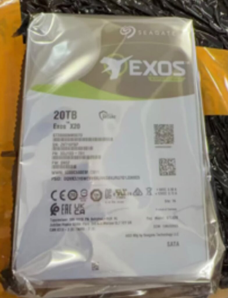 Brand New HDD,ST20000NM007D,Seagate 20T 3.5",20TB.