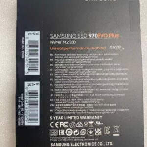 Brand New SSD,MZ-V7S250BW,Samsung 970 EVO Plus,250GB.